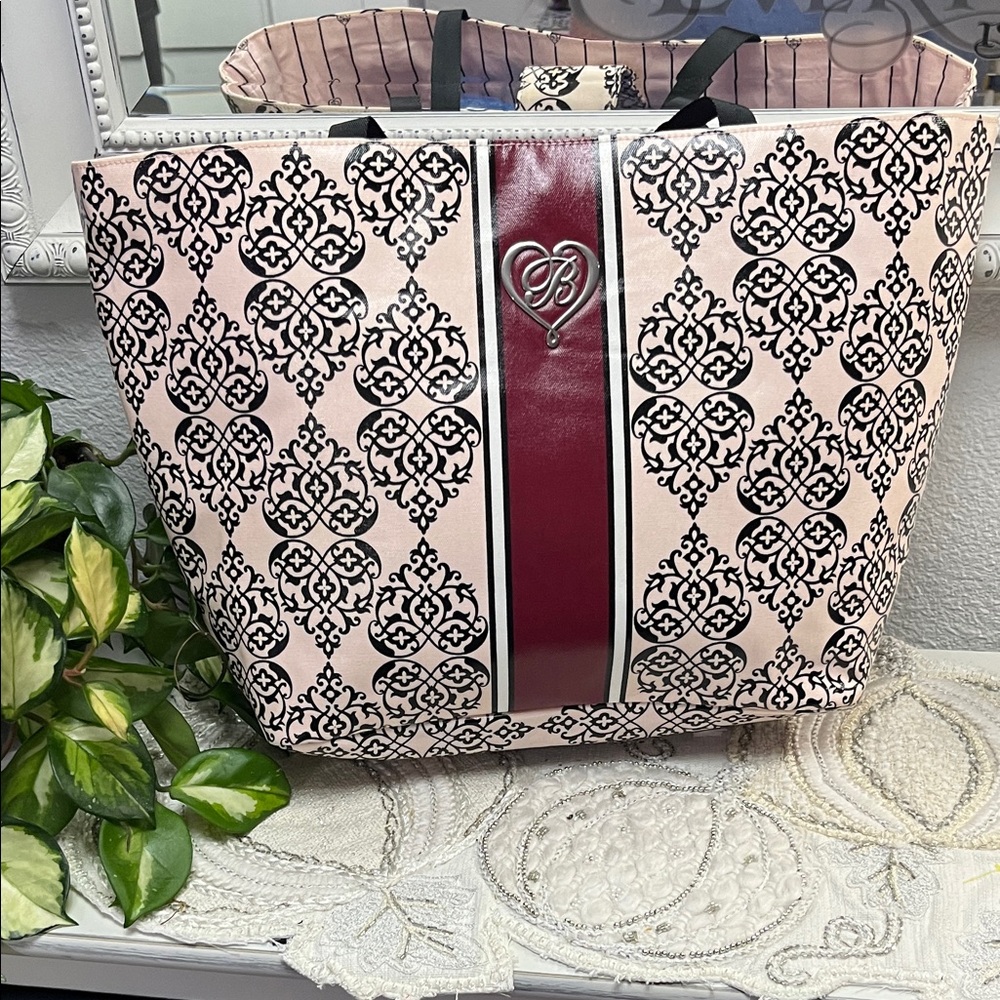NWOT Brighton "My Sweet Valentine" Tote { small flaw} - Picture 2 of 13